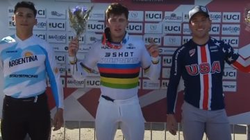 Gonzalo Molina fue segundo en la final Men Elite de la Copa del Mundo de BMX