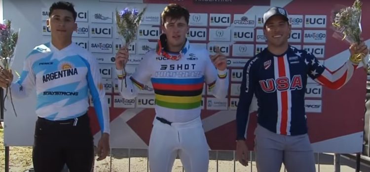 Gonzalo Molina fue segundo en la final Men Elite de la Copa del Mundo de BMX
