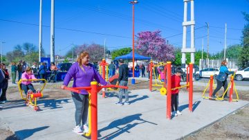 Vecinos del barrio Campo Contreras ya cuentan con una plaza saludable