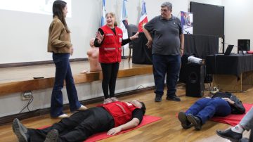 Personal judicial se capacitó en técnicas de primeros auxilios y reanimación cardiopulmonar