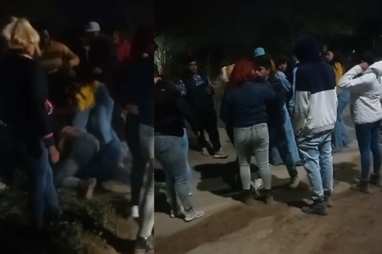VIDEO: Viralizan batalla campal de mujeres a la salida de un conocido boliche