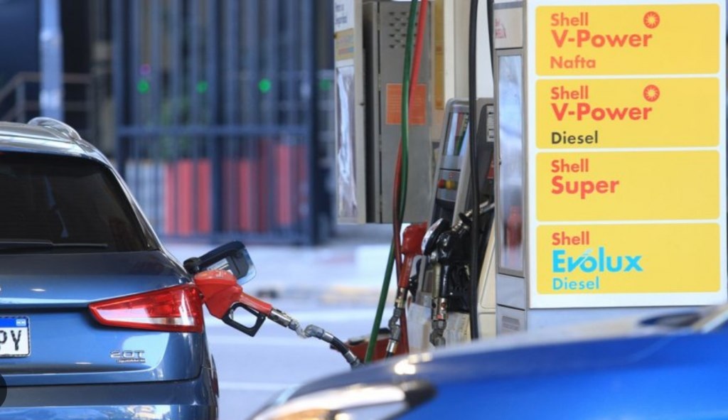 La nafta premium volvió a aumentar en las estaciones de Shell