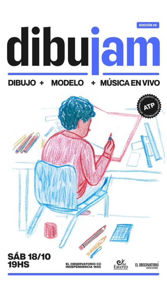 Vuelve la DIBUJAM al Observatorio Cultural: una tarde para crear sin presiones