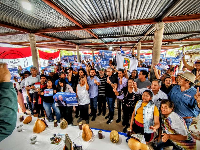 Más de 250 delegados del MOCASE le brindaron su apoyo al candidato a diputado nacional, Marcelo Barbur