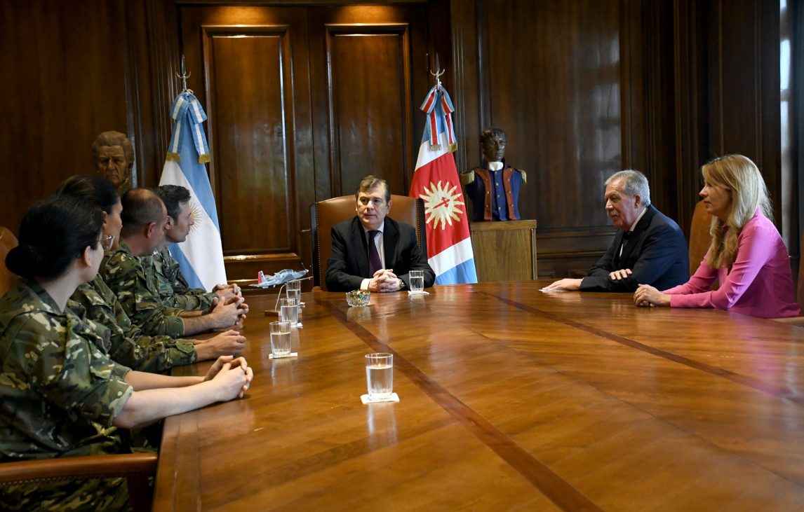 Zamora y Elías Suárez recibieron a las autoridades del Comando Electoral