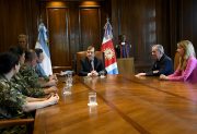 Zamora y Elías Suárez recibieron a las autoridades del Comando Electoral
