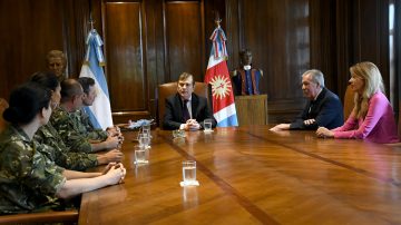 Zamora y Elías Suárez recibieron a las autoridades del Comando Electoral