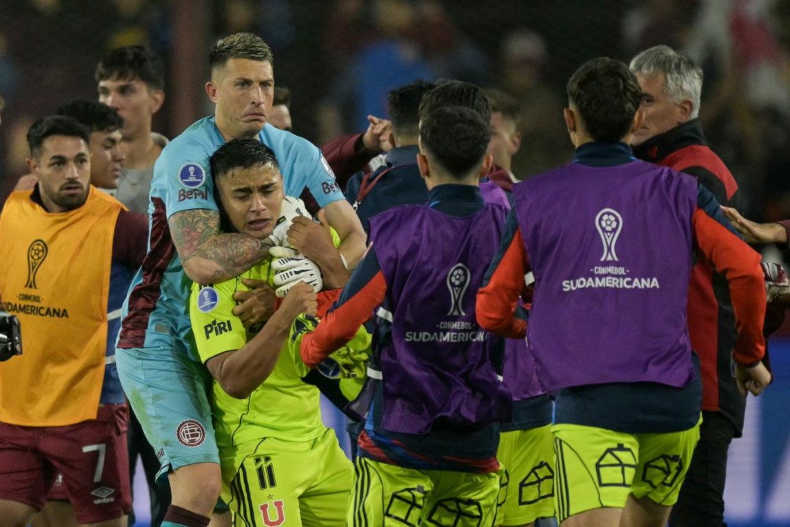 Escándalo en el final: batalla campal tras la clasificación de Lanús a la final de la Sudamericana