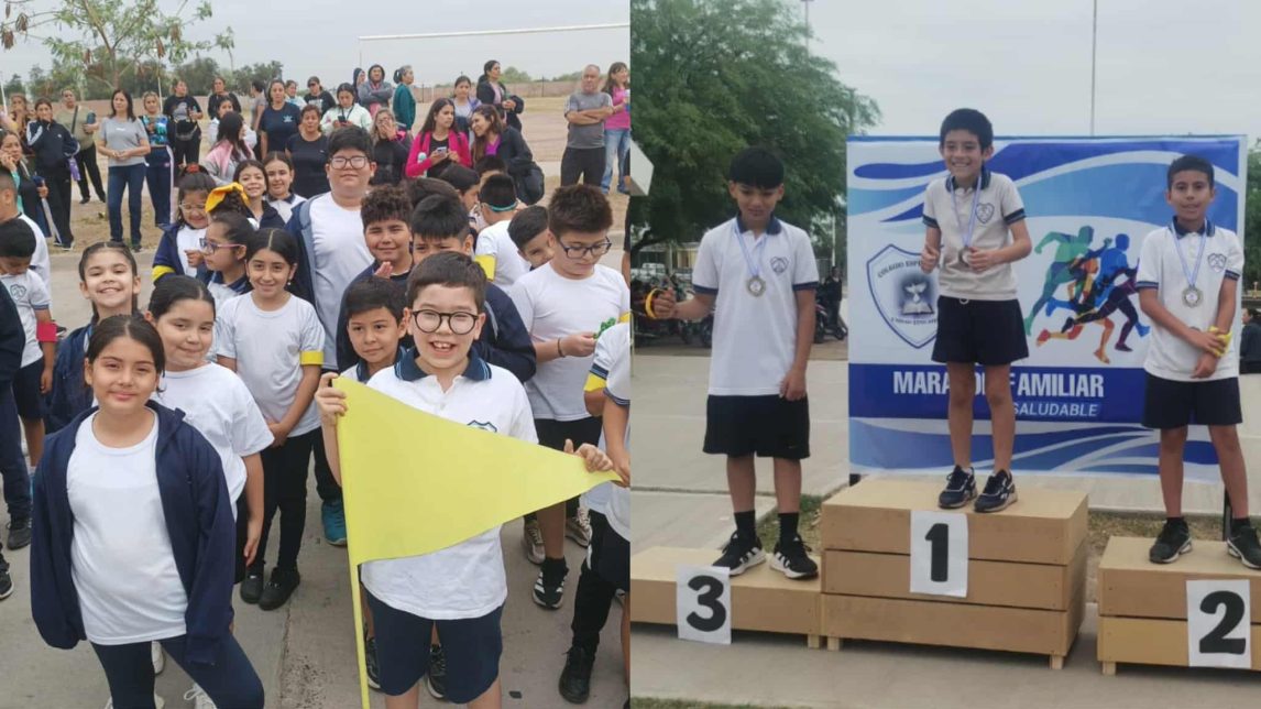 La Maratón Saludable del Colegio Espíritu Santo reunió a alumnos y familias en una tarde dedicada al deporte