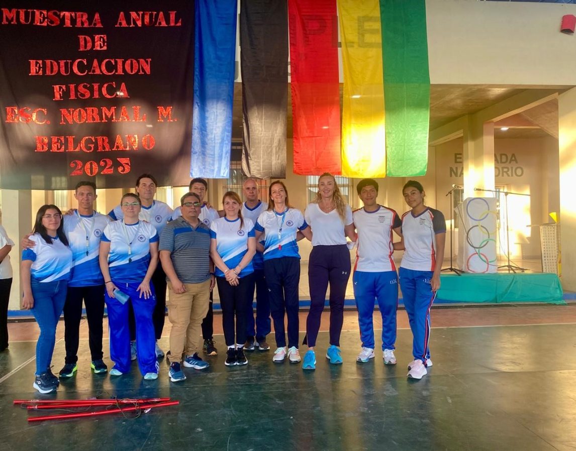 Muestra Anual de Educación Física en la Escuela Normal Superior Manuel Belgrano