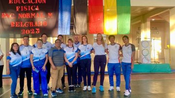 Muestra Anual de Educación Física en la Escuela Normal Superior Manuel Belgrano