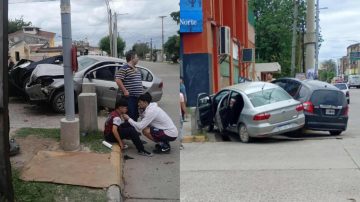 Violento choque de autos en La Banda deja dos adolescentes heridos