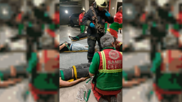 Susto: se desplomó un ascensor del séptimo piso y nueve jóvenes fueron rescatados