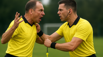 ESCÁNDALO: Violenta agresión de un árbitro a otro en un entrenamiento