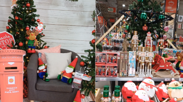 Estalló la Navidad en el shopping de Santiago y ya se venden productos para armar el arbolito