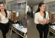 El blooper de Nataly Jugo al votar que hizo reír a todos en las redes