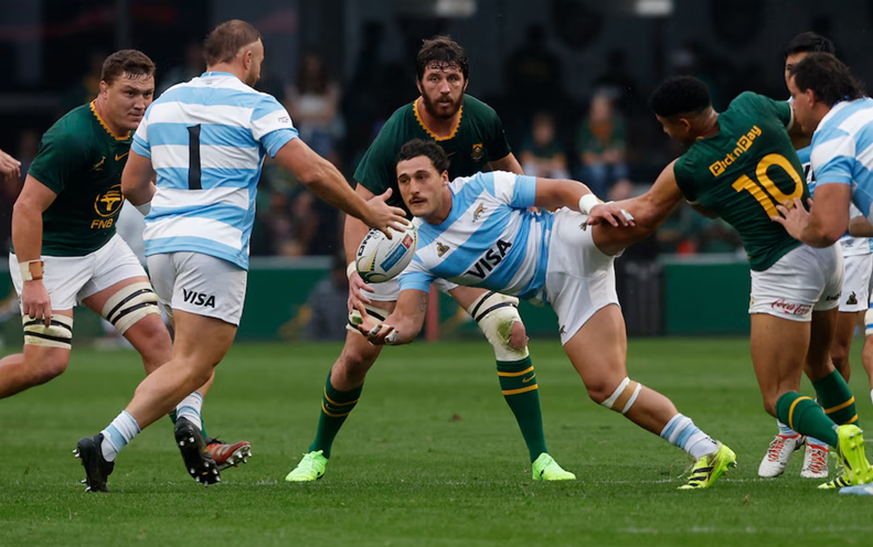 Los Pumas buscarán cerrar el Rugby Championship con un golpe ante los poderosos Springboks: hora, TV y formaciones