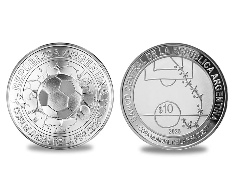 La omisión de Maradona en la moneda del Mundial 2026, generó polémica en redes