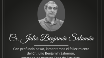 Profundo pesar en la Ucse por el fallecimiento del Cr. Julio Benjamín Salomón