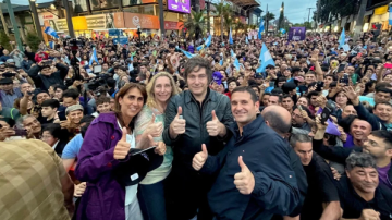 Javier Milei encabezó una caravana en Córdoba y pidió no ir hacia “la esclavitud populista del kirchnerismo”