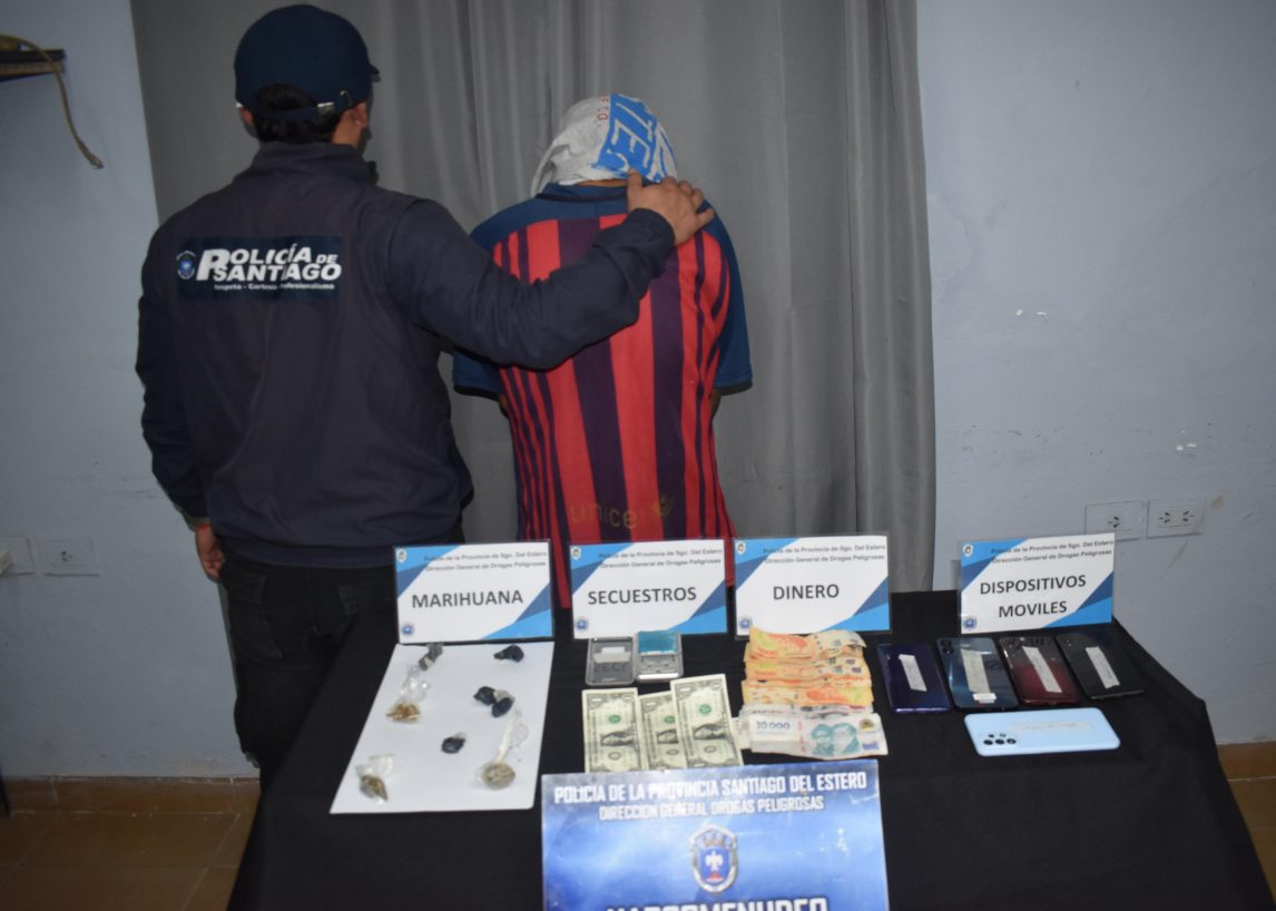 Allanamiento en Las Termas permitió desarticular un punto de venta de drogas