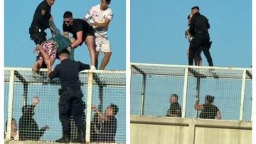 B° San Germés: Logró disuadir a una mujer que intentaba arrojarse del puente peatonal