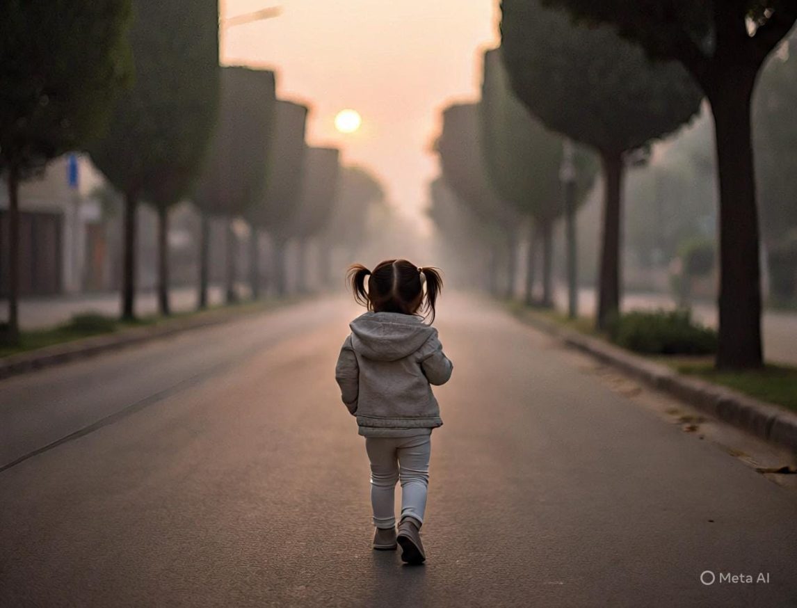 Hallaron a una nena caminando sola en la madrugada: Su abuelo denunció a la madre por abandono