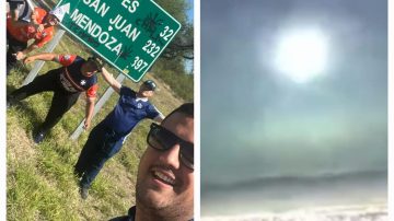 Un meteoro sorprendió a hinchas de Sarmiento que regresaban de Mendoza