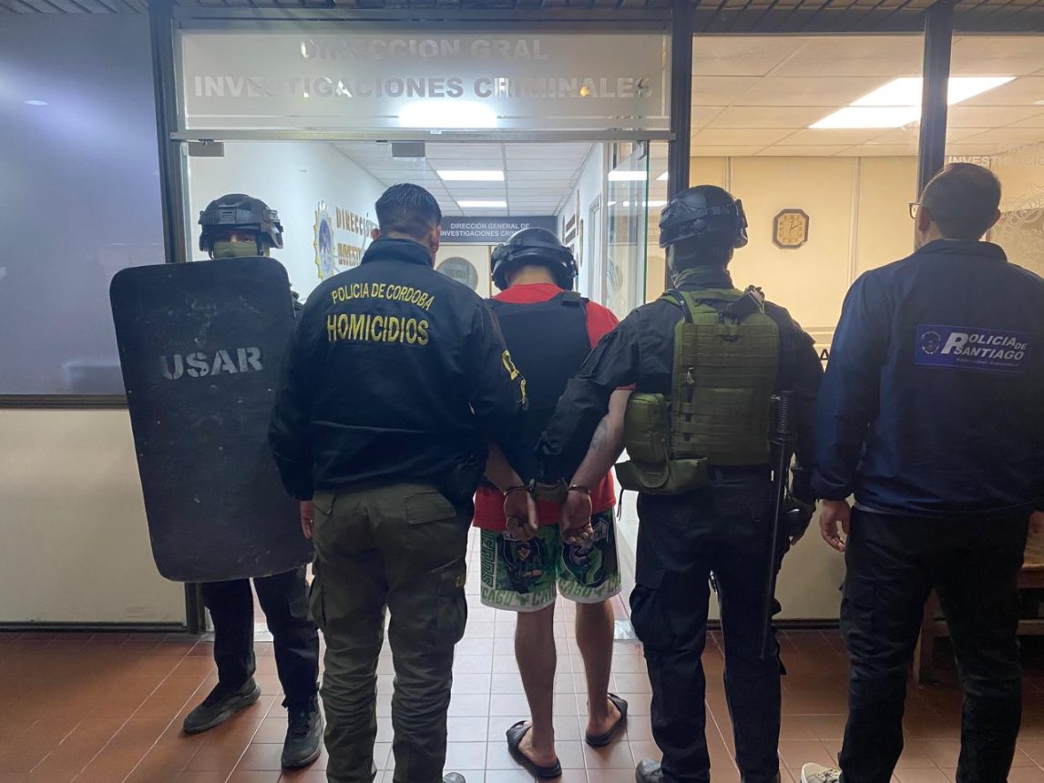 La policía de Santiago y la de Córdoba trabajaron en conjunto para extraditar al homicida de Nelson Aramayo