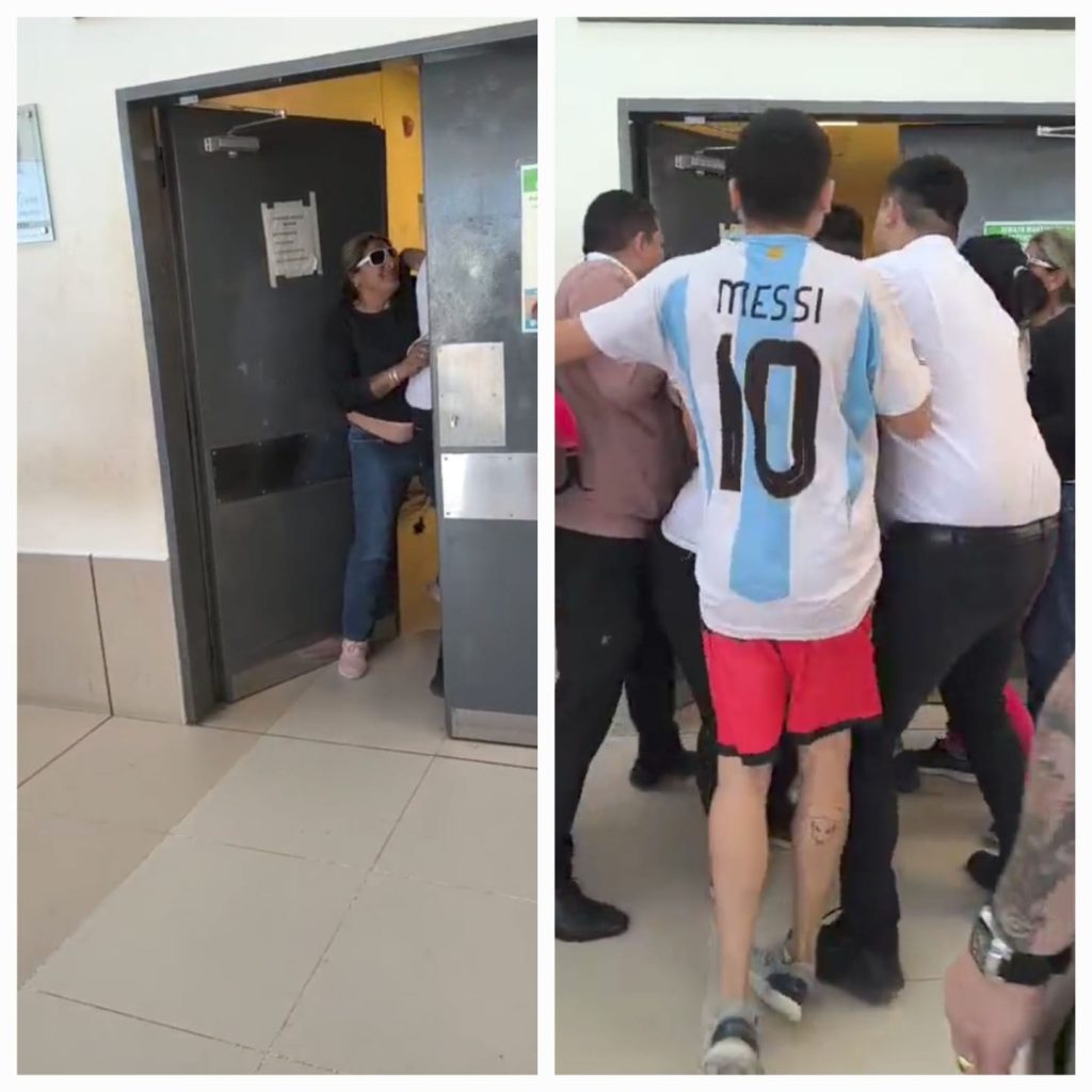 VIDEO | Violento enfrentamiento alteró la calma del CIS Termas de Río Hondo