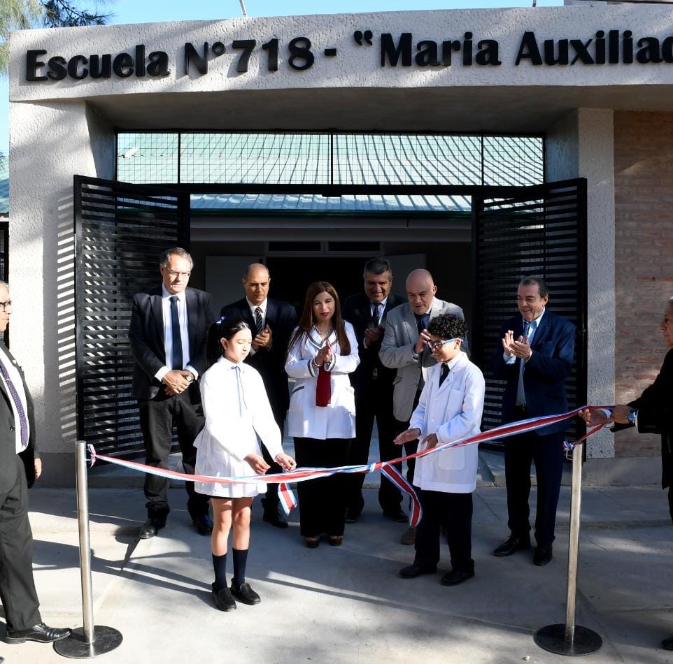 Inauguraron las obras de refacción y ampliación de la escuela “María Auxiliadora”