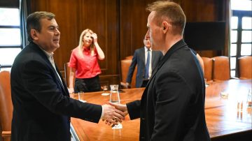 El Gobernador Zamora recibió al CEO de Space Kids Foundation y creador de ZOE