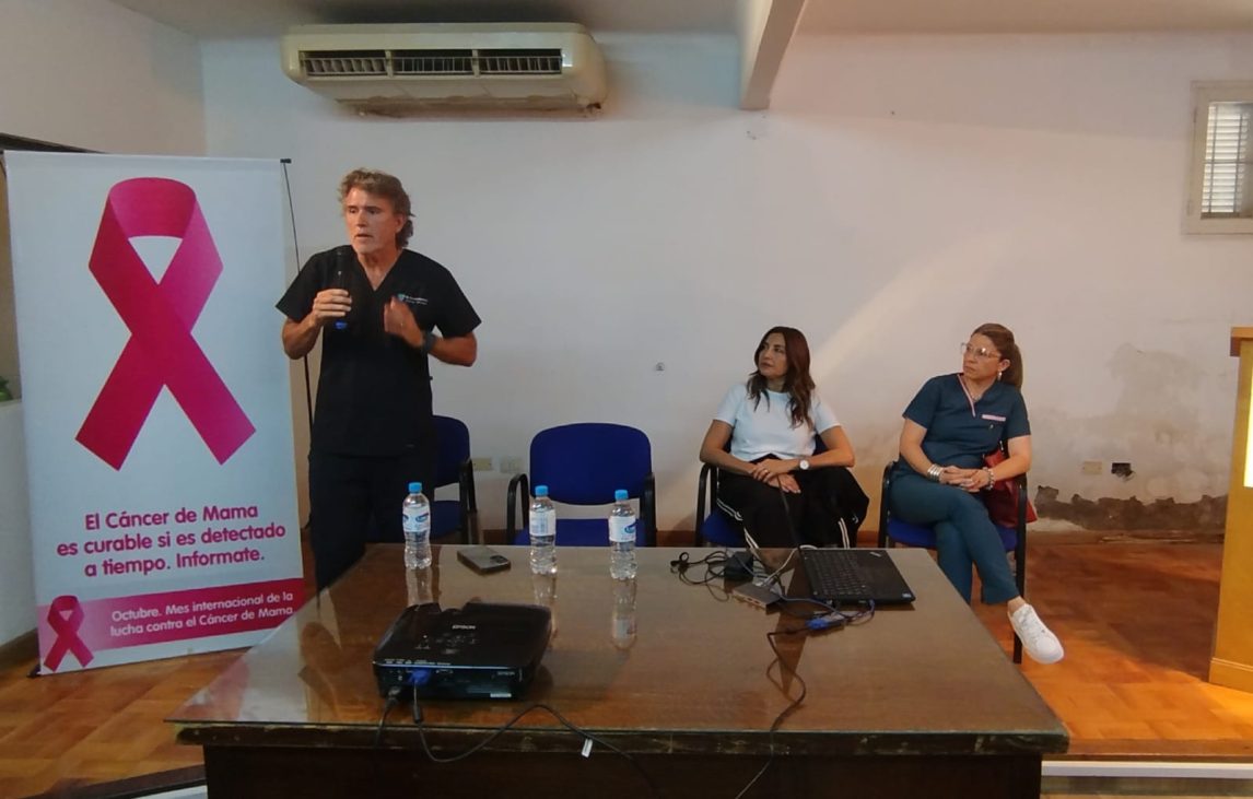 En Vialidad Nacional se realizó una jornada de prevención del cáncer de mama