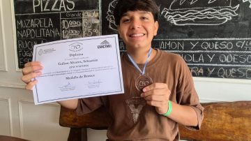Orgullo santiagueño: un alumno de 14 años ganó medalla de bronce en la Olimpíada Argentina de Química