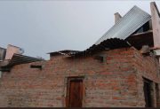 Los Juríes: Se desprendieron techos y cayeron árboles a raíz del fuerte temporal