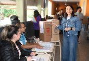 La Ministra de Educación, Mariela Nassif, emitió su voto
