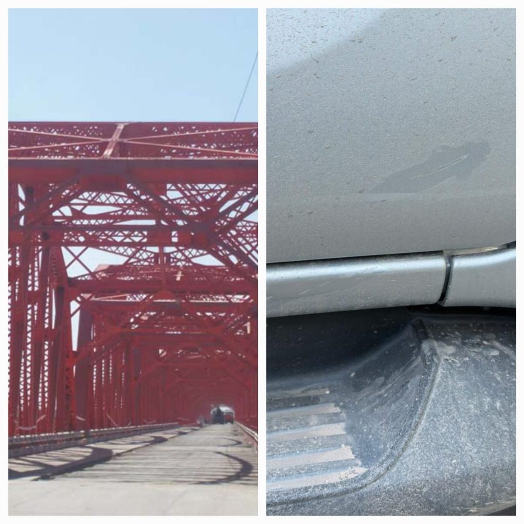 “Están ladrillando los autos a plena luz del día”, la advertencia para quienes circulan por el Puente Carretero