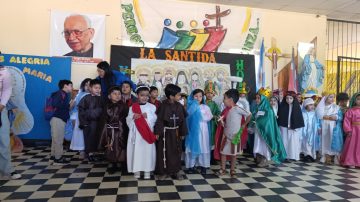 Añatuya: Niños y familias celebraron “Holywins”