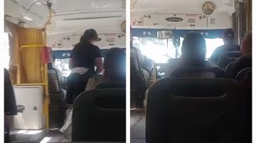 VIDEO VIRAL | “Te vienes a arrastrar por esa”: Pareja de un chofer protagonizó un escándalo en un colectivo