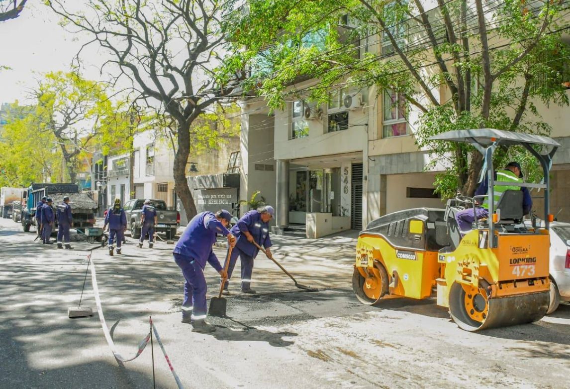 Finalizan el programa de bacheo de 76 cuadras en el microcentro de la capital santiagueña