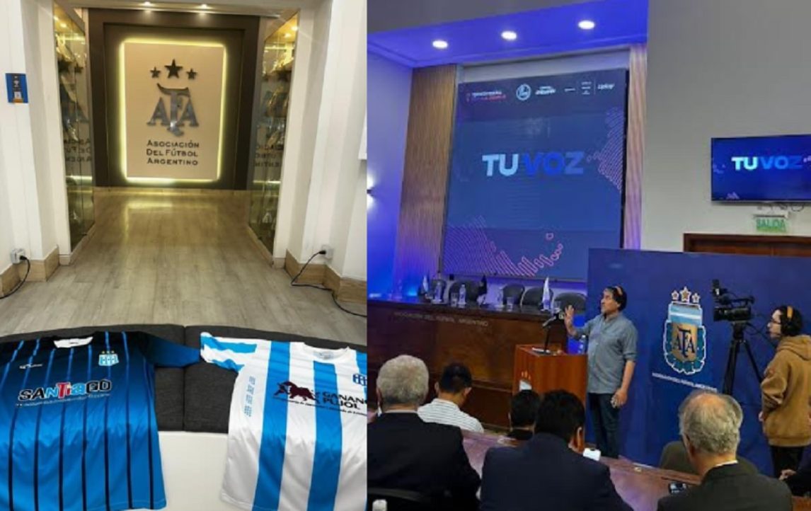 Sportivo Comercio de Campo Gallo dejó su huella en el predio de la AFA