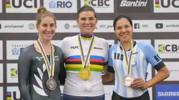 Ciclista argentina hizo podio en el Campeonato Mundial de Paraciclismo