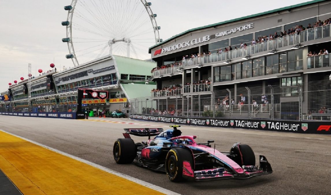 Franco Colapinto largará desde la 16° posición en el Gran Premio de Singapur de la Fórmula 1