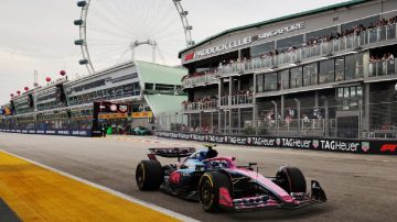 Franco Colapinto largará desde la 16° posición en el Gran Premio de Singapur de la Fórmula 1