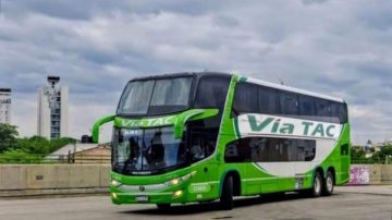 Violento ataque con piedras a un colectivo de la empresa Via Tac