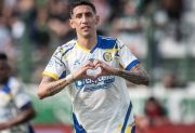 Di María le dio el triunfo a Central frente a Sarmiento en el Eva Perón
