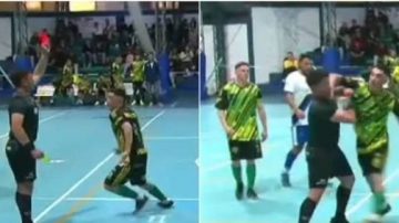 Jugador expulsado de por vida por agredir a un árbitro en Pinamar