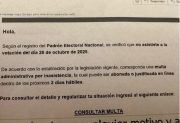 Estafa virtual: La Justicia advierte sobre falsas multas a quienes no fueron a votar