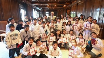 Estudiantes de La Cañada visitaron la Casa de Gobierno