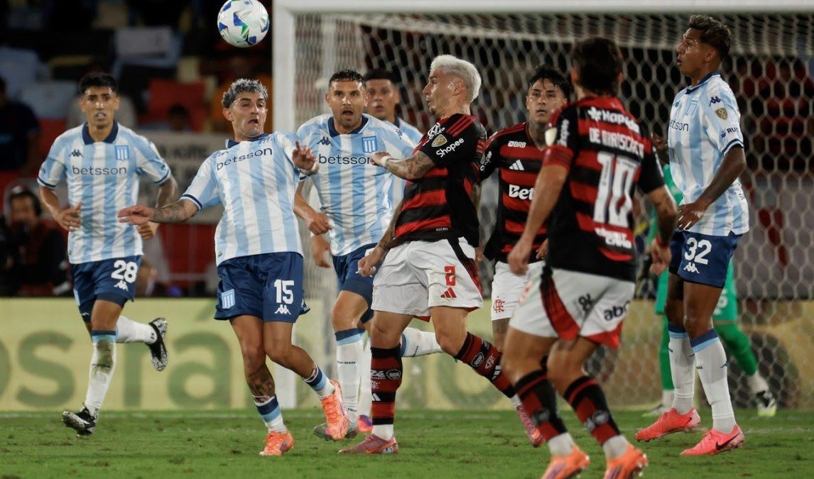Racing no lo pudo aguantar y cayó en la ida ante Flamengo